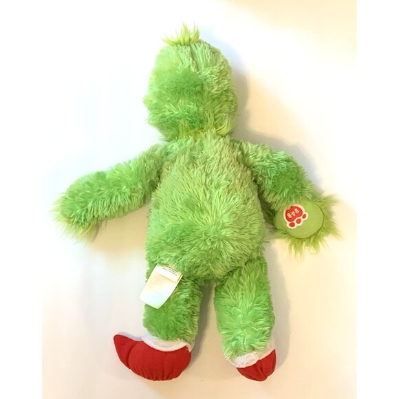 Build A Bear Grinch Christmas Plush Red Santa Suit SOUND NOT WORKING READ - Picture 5 of 15